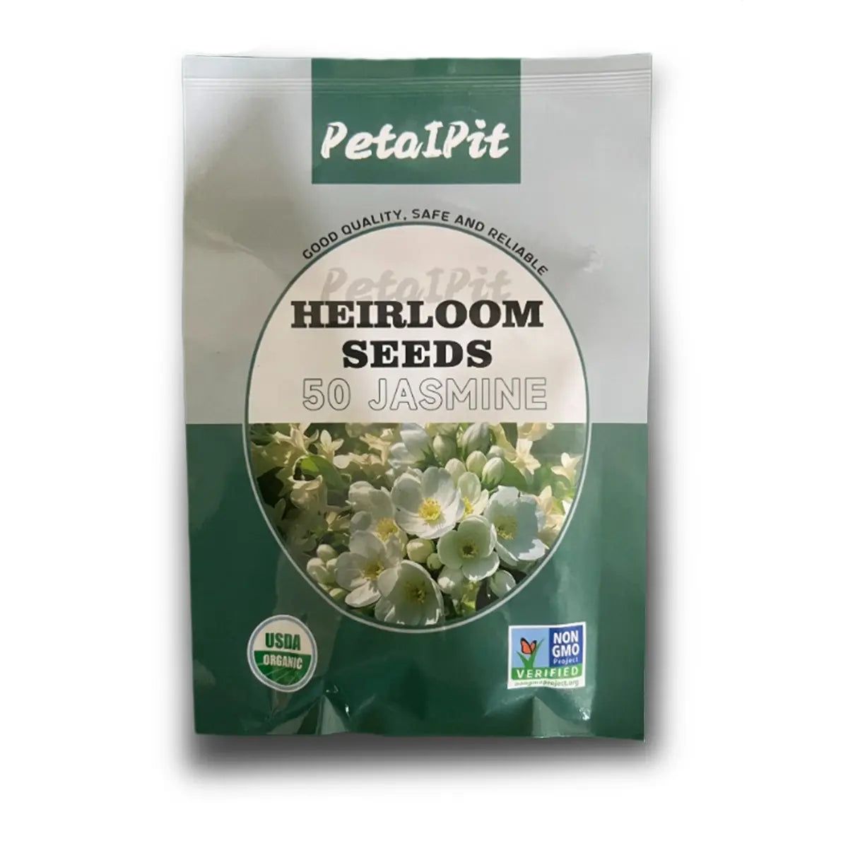 For 50 Non-Gmo Climbing Silver Jasmine Seeds - Aromatic Evergreen, Ideal Decor Choice for Garden & Balcony Fragrant