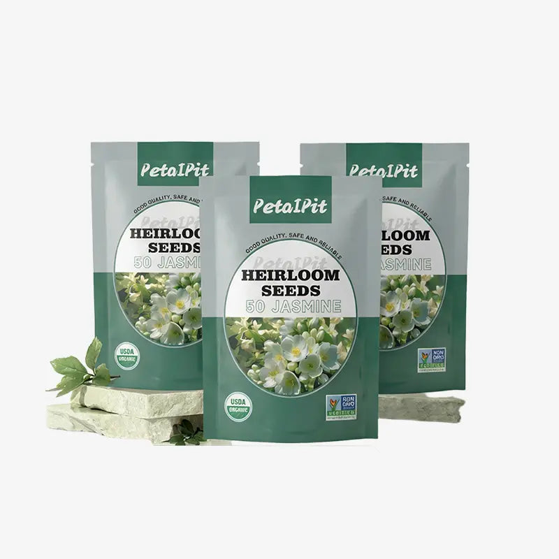 For 50 Non-Gmo Climbing Silver Jasmine Seeds - Aromatic Evergreen, Ideal Decor Choice for Garden & Balcony Fragrant