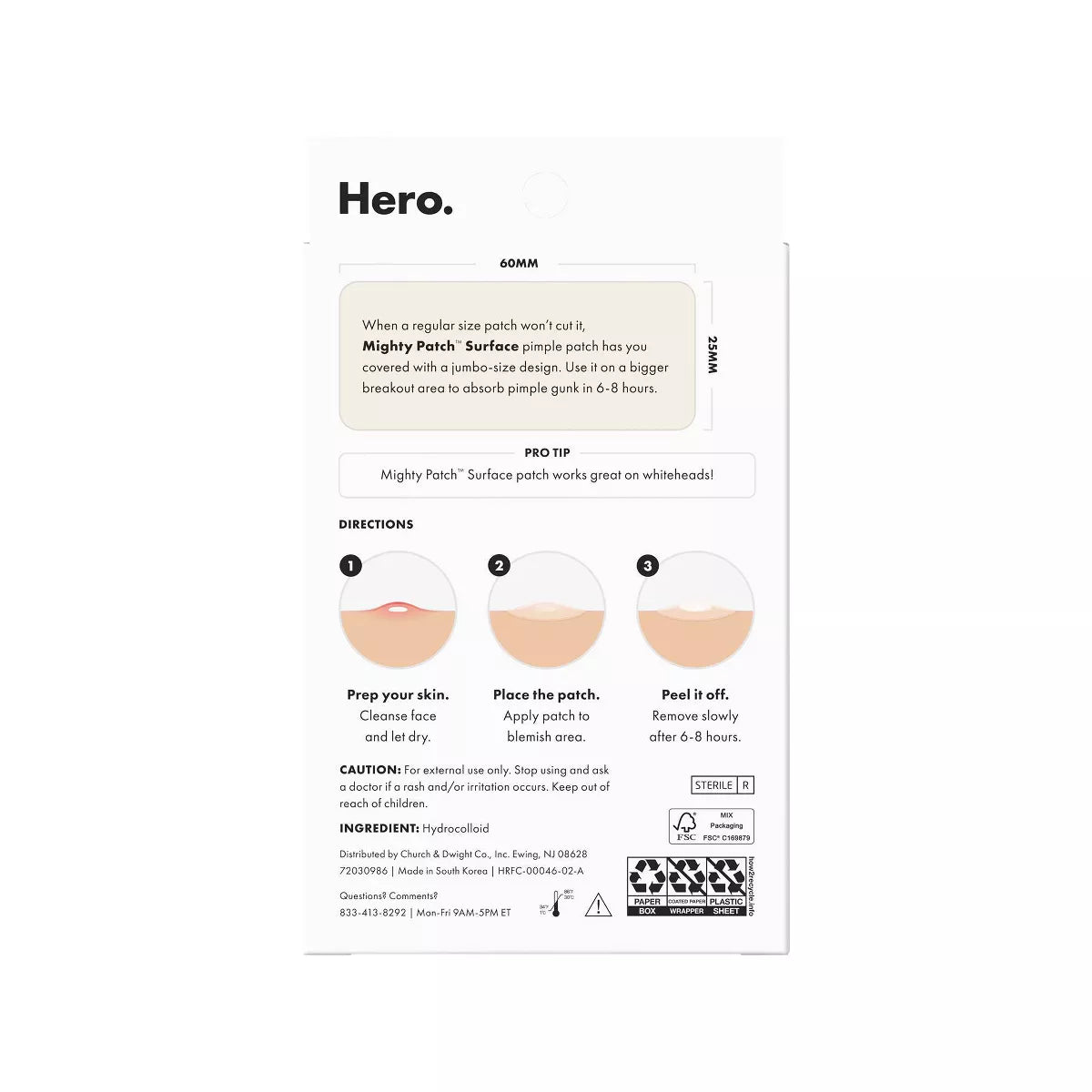 Hero Mighty Patch Surface - 10Ct