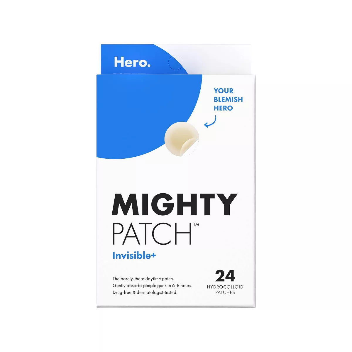Hero Mighty Patch Invisible - 24Ct