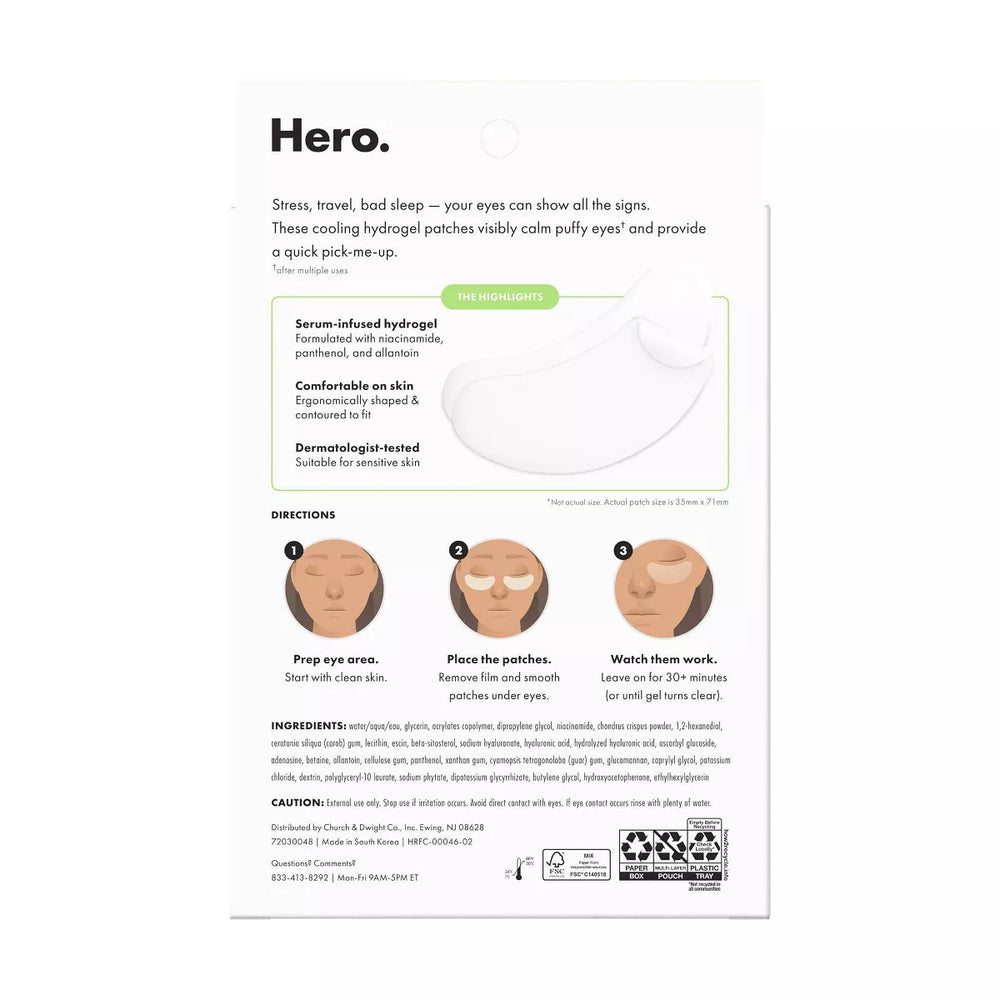 Hero Mighty Patch for Tired Eyes - 6Ct
