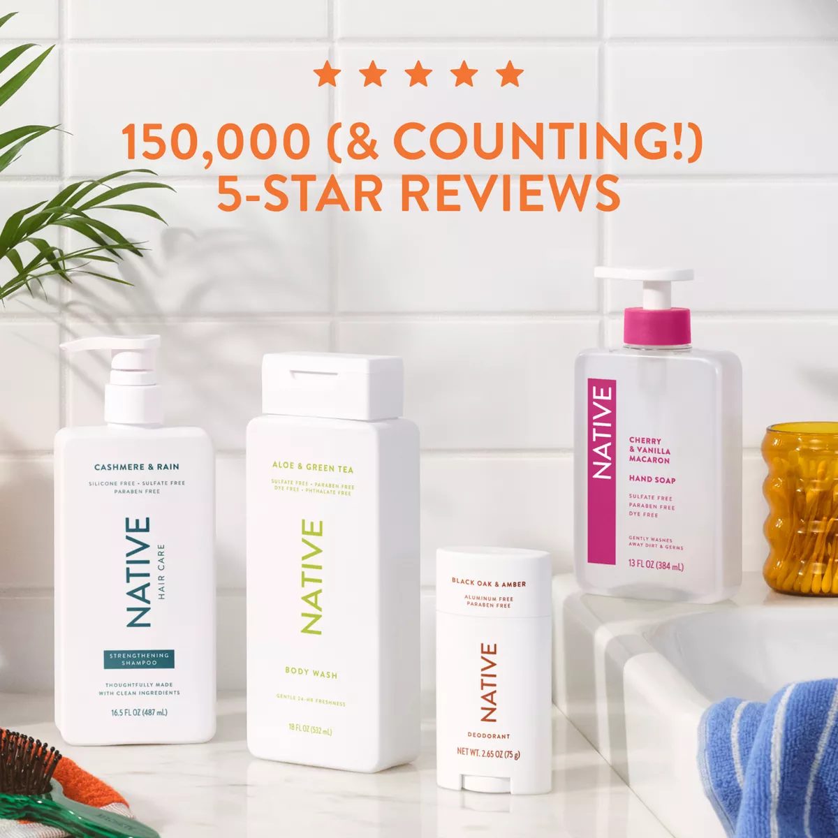 Native Sweet Peach & Nectar Shaving Cream - 7.6 Fl Oz