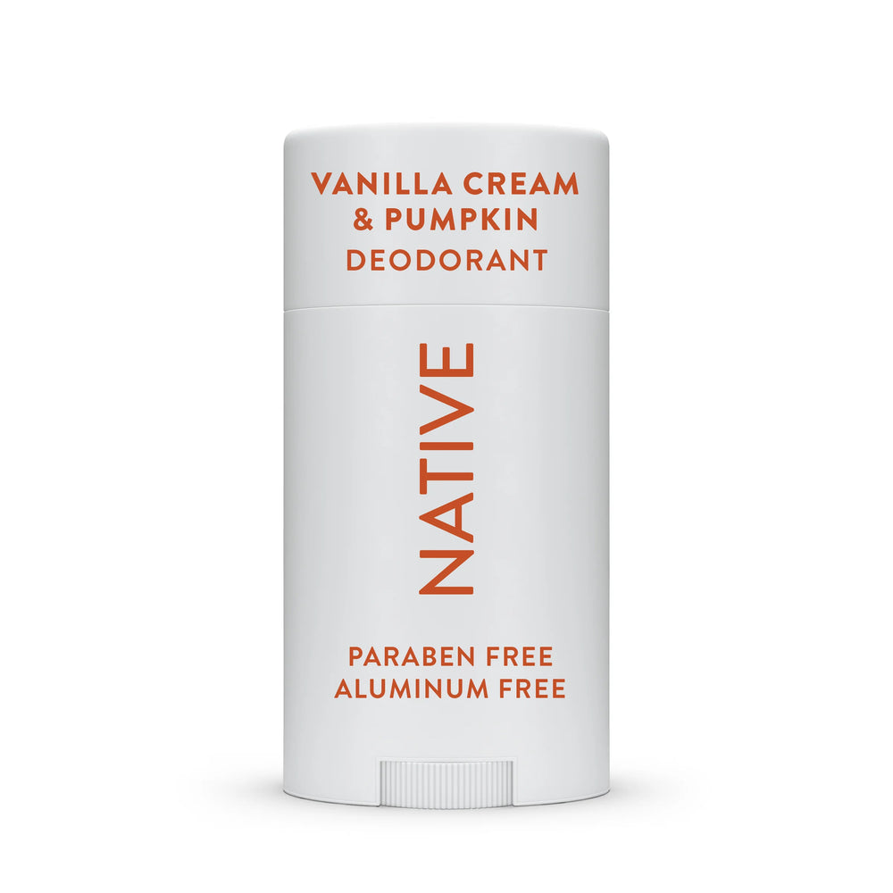 Aluminum-Free Vanilla Cream & Pumpkin Deodorant for Women and Men, 2.65 Oz