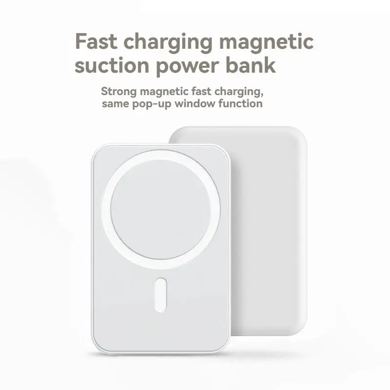 5000Mah Magnetic Power Bank, Wireless Portable Charger, Fast Charging Magsafe Battery Pack for Iphone 17/16/15/14/13/12/Plus/Pro Max, Compact Device Smartphone Chargeable
