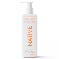 Native Sweet Peach & Nectar Shaving Cream - 7.6 Fl Oz