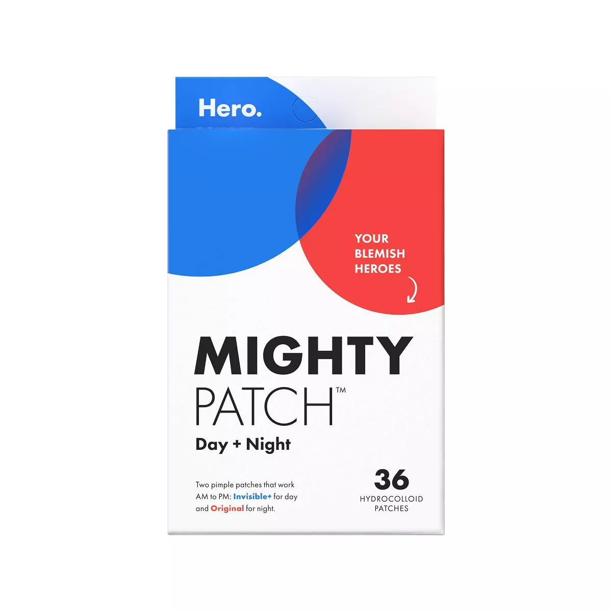 Hero Cosmetics Mighty Patch Day & Night - 36Ct