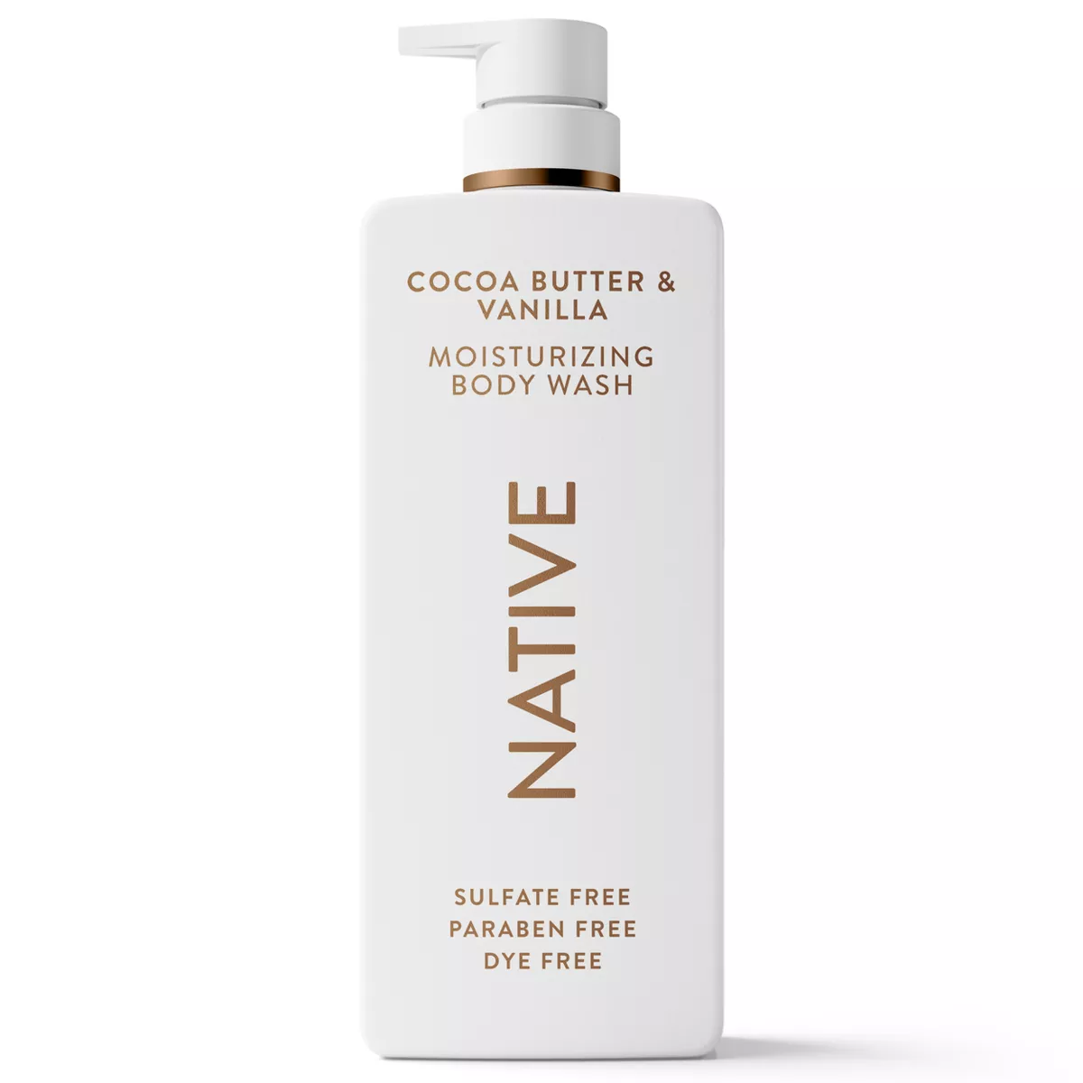 Native Moisturizing Body Wash - Cocoa Butter & Vanilla - 22 Fl Oz