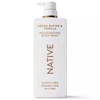 Native Moisturizing Body Wash - Cocoa Butter & Vanilla - 22 Fl Oz