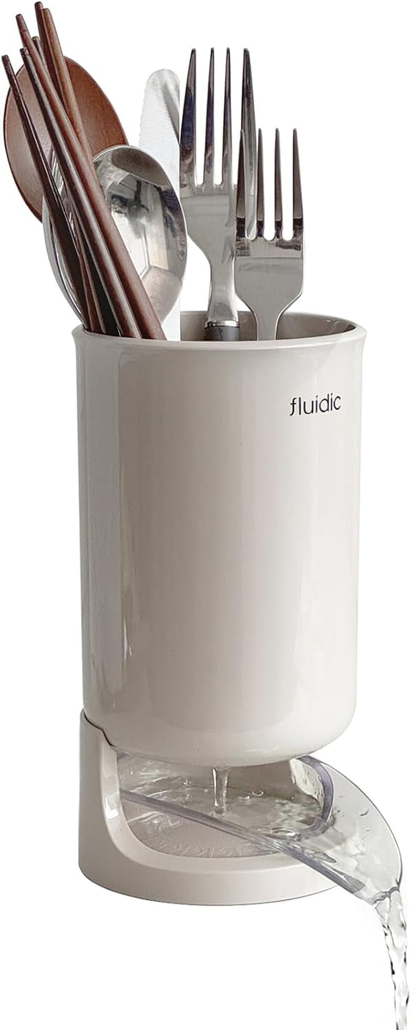 Carrotez Utensil Drying Holder for Kitchen Counter, Self Draining, Small Utensil