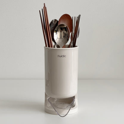 Carrotez Utensil Drying Holder for Kitchen Counter, Self Draining, Small Utensil