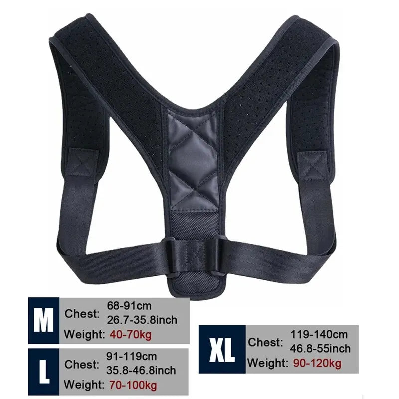 Back Posture Correction Belt Hunchback Prevention Correction of Sitting Posture Unisex Breathable Body Shaping 2026