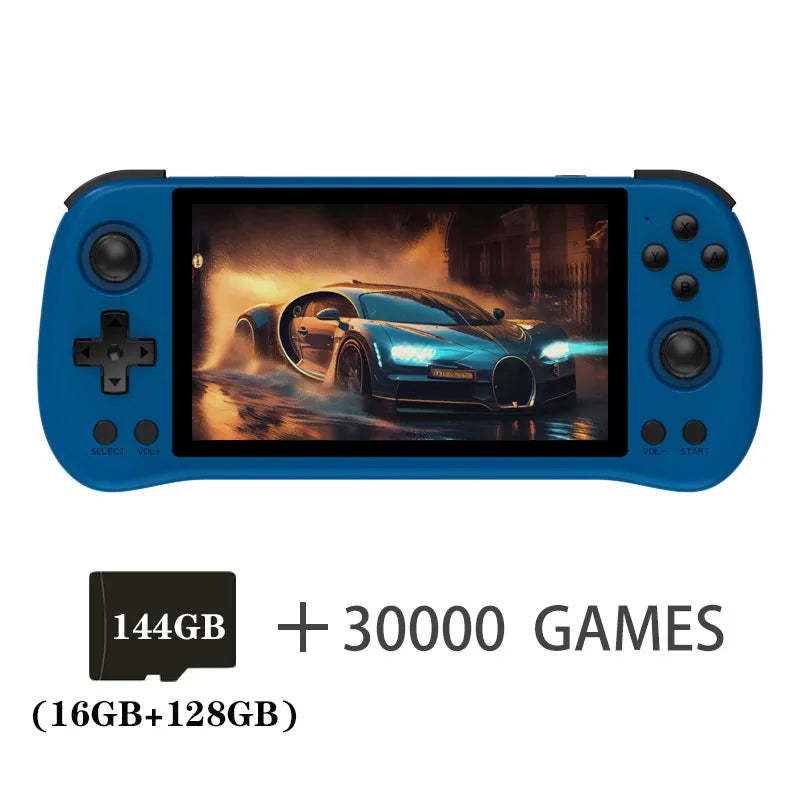 2025 NEW color POWKIDDY X55 5.5 INCH 1280*720 IPS Screen RK3566 Handheld Game Console Open-Source Retro Console Children's gifts