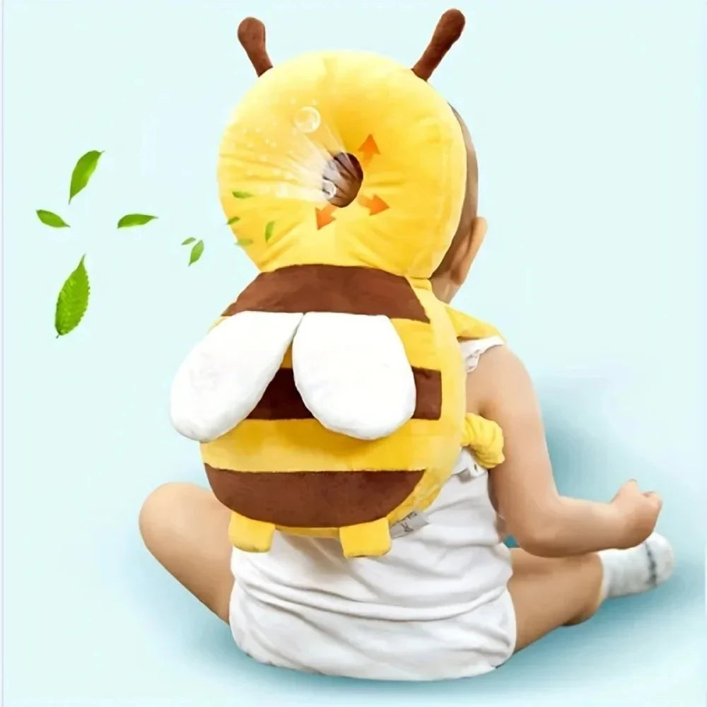 Anti Fall Backward Cap Carry Cartoon Kids Safe Bibi Head Back Protector Baby Protect Pillow Learn Walk Head Protector Cushion