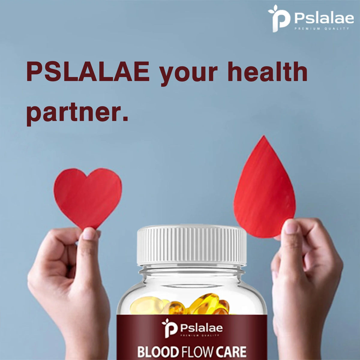 Blood Flow Care - Advanced Formula Contains Niacin, Ginger,L-Arginine To Support Heart Health - 120 Capsules