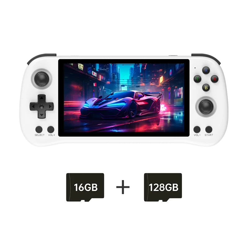 2025 NEW color POWKIDDY X55 5.5 INCH 1280*720 IPS Screen RK3566 Handheld Game Console Open-Source Retro Console Children's gifts