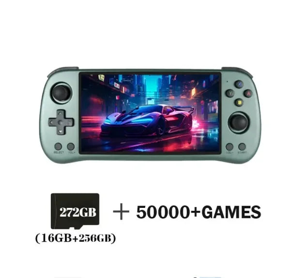 2025 NEW color POWKIDDY X55 5.5 INCH 1280*720 IPS Screen RK3566 Handheld Game Console Open-Source Retro Console Children's gifts