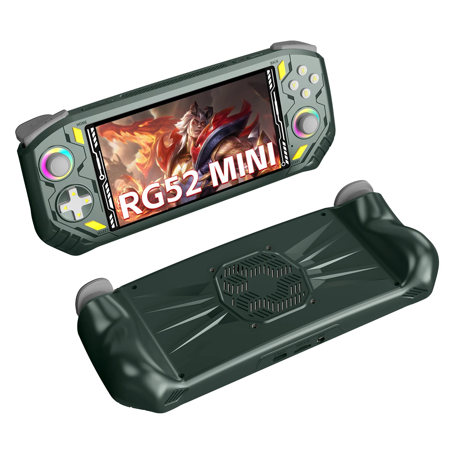 AISLPC RG52 MINI Handheld Game Console RK3562 CPU EmuELEC System 2.4G WIFI Bluetooth 5.5" IPS Screen Video Player Game Console