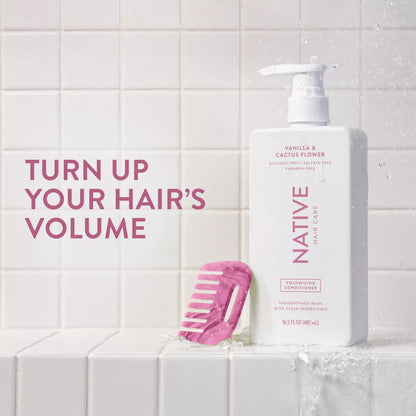 Native Fall Seasonal Vanilla & Cactus Flower Volumizing Conditioner - 16.5 Fl Oz
