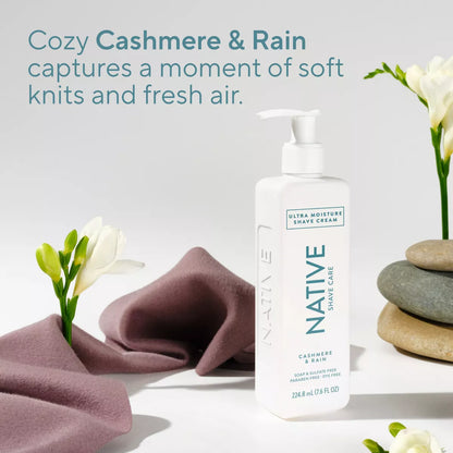 Native Cashmere & Rain Shaving Cream - 7.6 Fl Oz