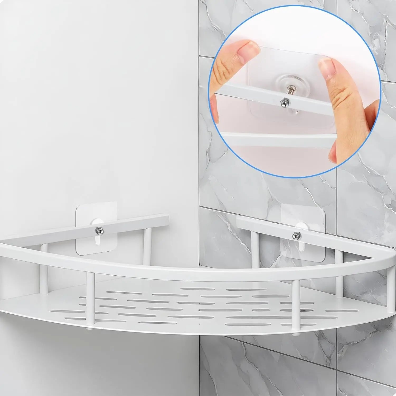 BUY 10 GET 10 FREE 20PCS Adhesive Frame Hooks Wall Mount Self-Adhesive Hooks Suitable for Bathroom and Kitchen Decoration