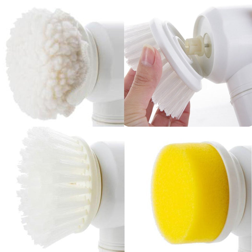 Electric Cleaning Brush Magic Brush Electric Bathtub Brush Housework 5 in 1 Cleaning Brush Electric Bathtub Brush Cleaning Brushes