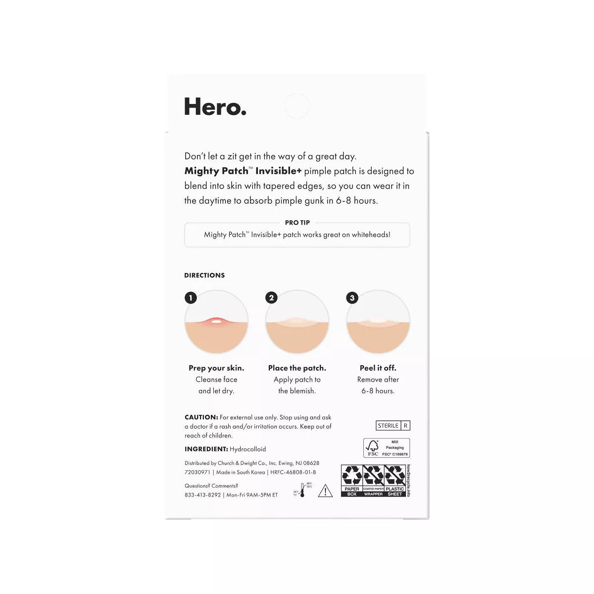 Hero Mighty Patch Invisible - 24Ct