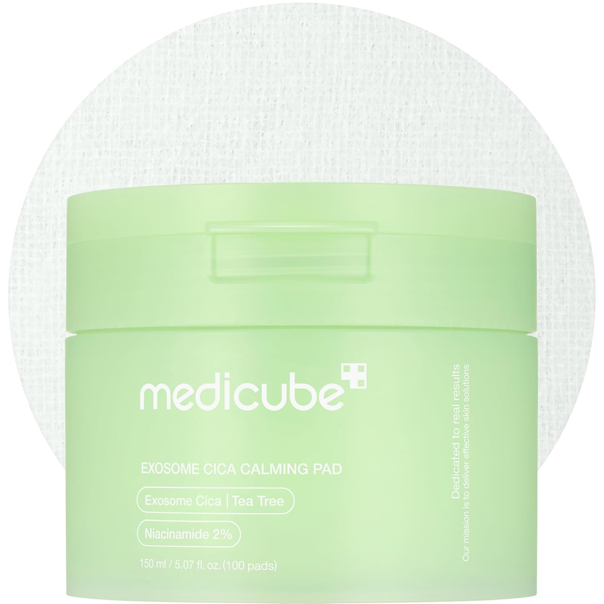 Toner Pads Exosome CICA Tea Tree Calming Toner Pad for Sensitive Skin | Centella Asiatica for Redness, Breakouts | Low-Irritating & Hydrating Care | Korean Skincare, 100 Pads (1 Pack)