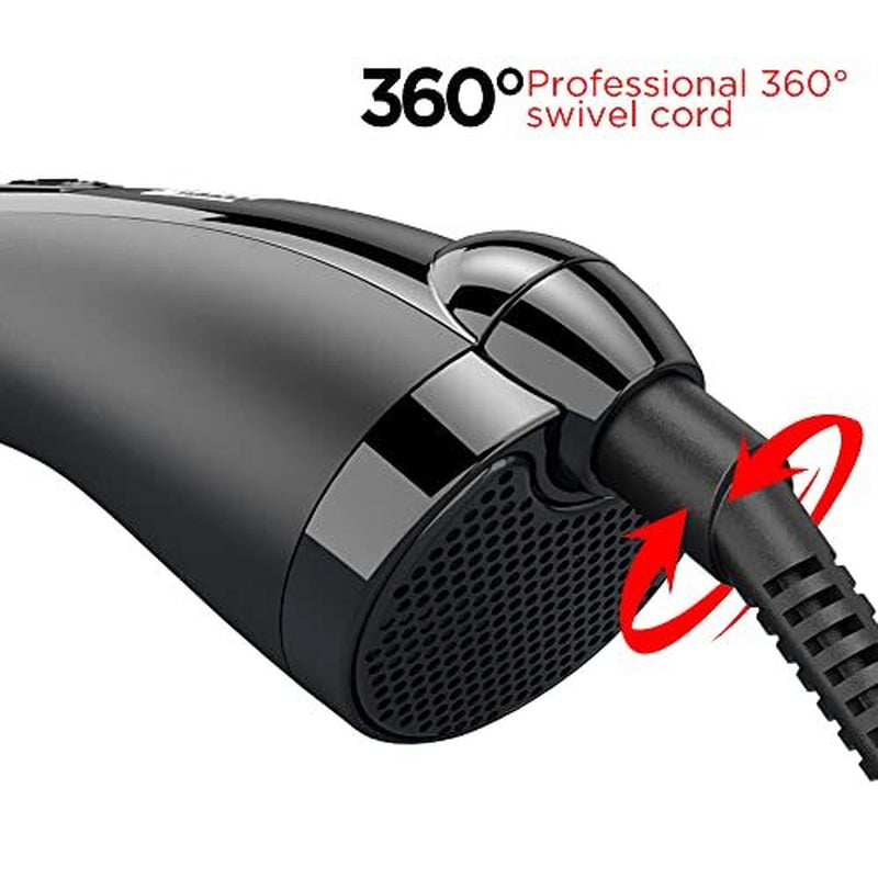 Cepillo Secador De Aire Caliente Con Voluminizador Y Moldeador De Barril Ovalado