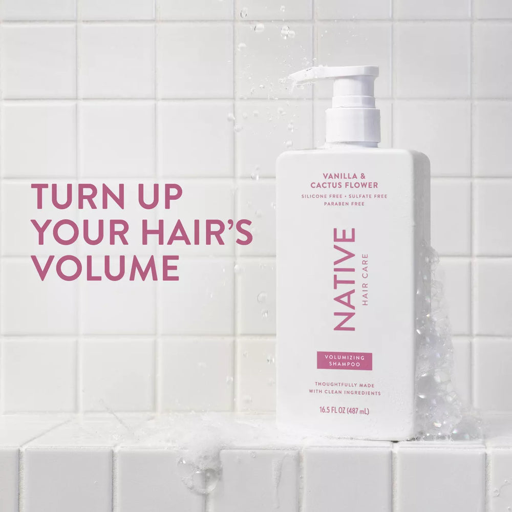 Native Fall Seasonal Vanilla & Cactus Flower Volumizing Shampoo - 16.5 Fl Oz