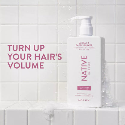 Native Fall Seasonal Vanilla & Cactus Flower Volumizing Shampoo - 16.5 Fl Oz