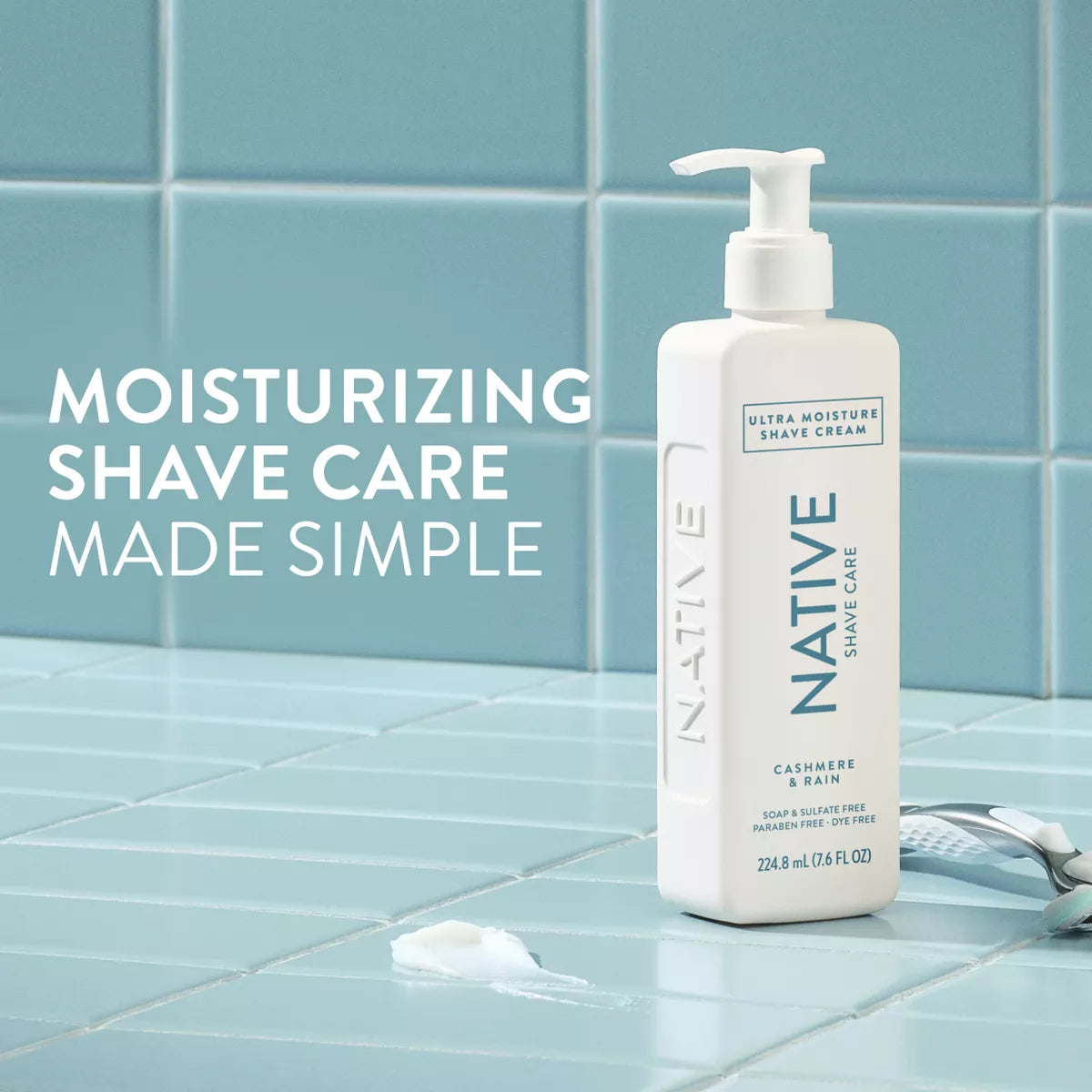 Native Cashmere & Rain Shaving Cream - 7.6 Fl Oz