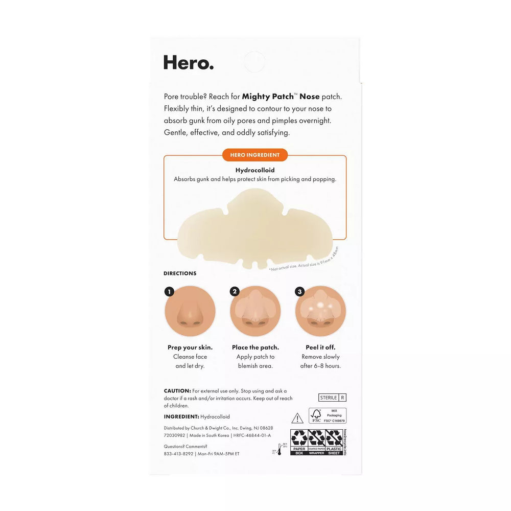 Hero Mighty Patch Nose - 10Ct